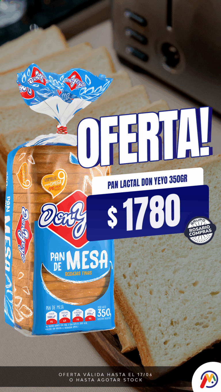 HISTORIA-MERCADIA-ROSARIO COMPRAS-PAN LACTAL