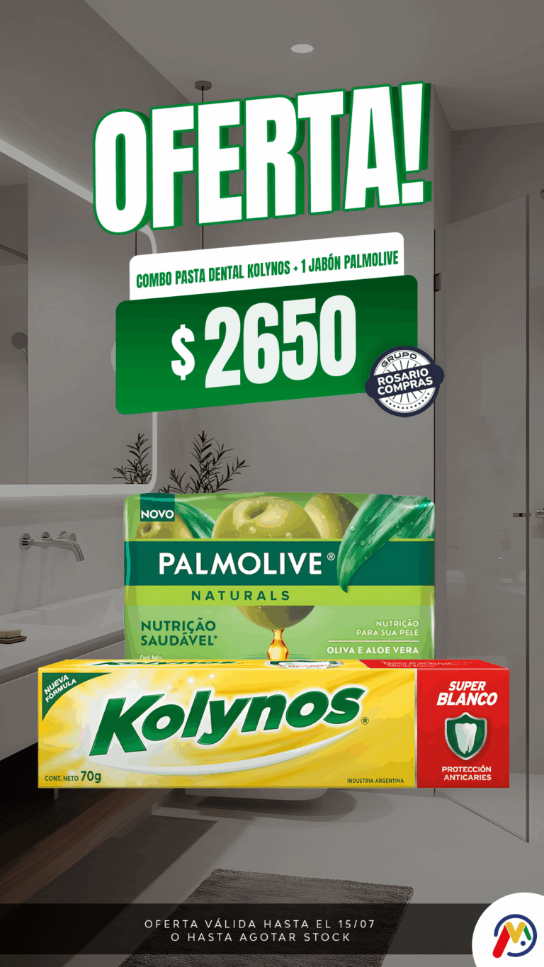 HISTORIA-MERCADIA-ROSARIO COMPRAS-COMBO PASTA JABON