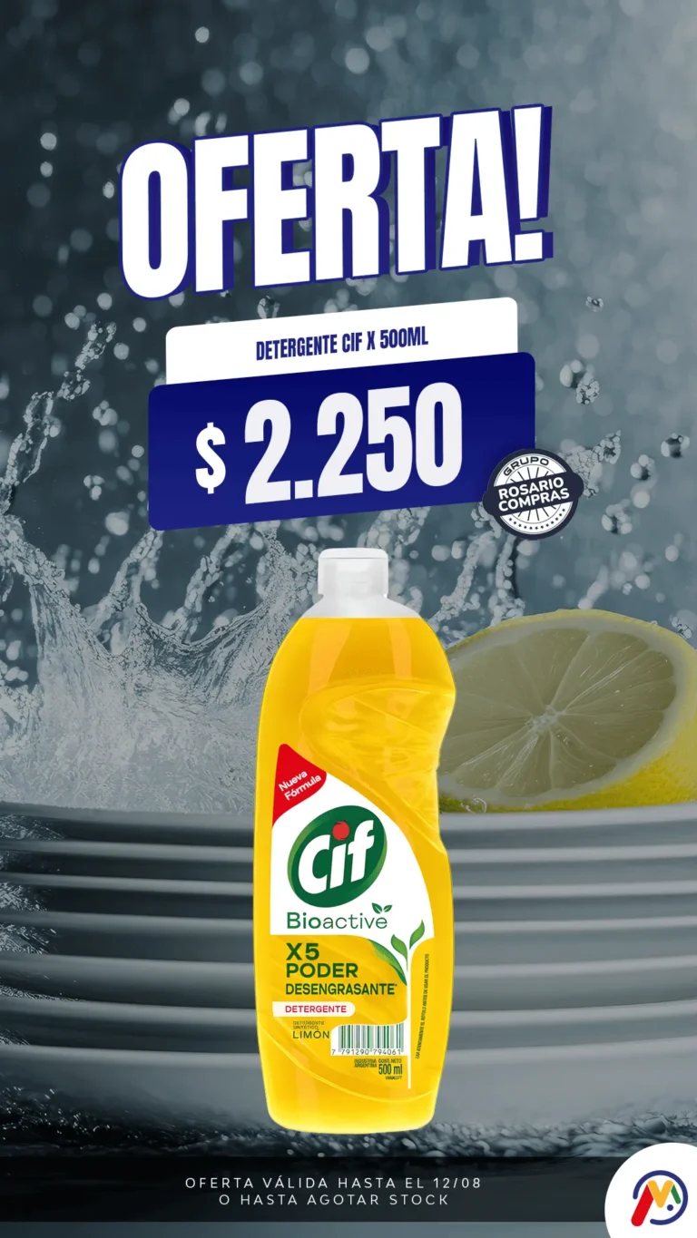 HISTORIA-MERCADIA-ROSARIO-COMPRAS-DETERGENTE CIF X 500ML