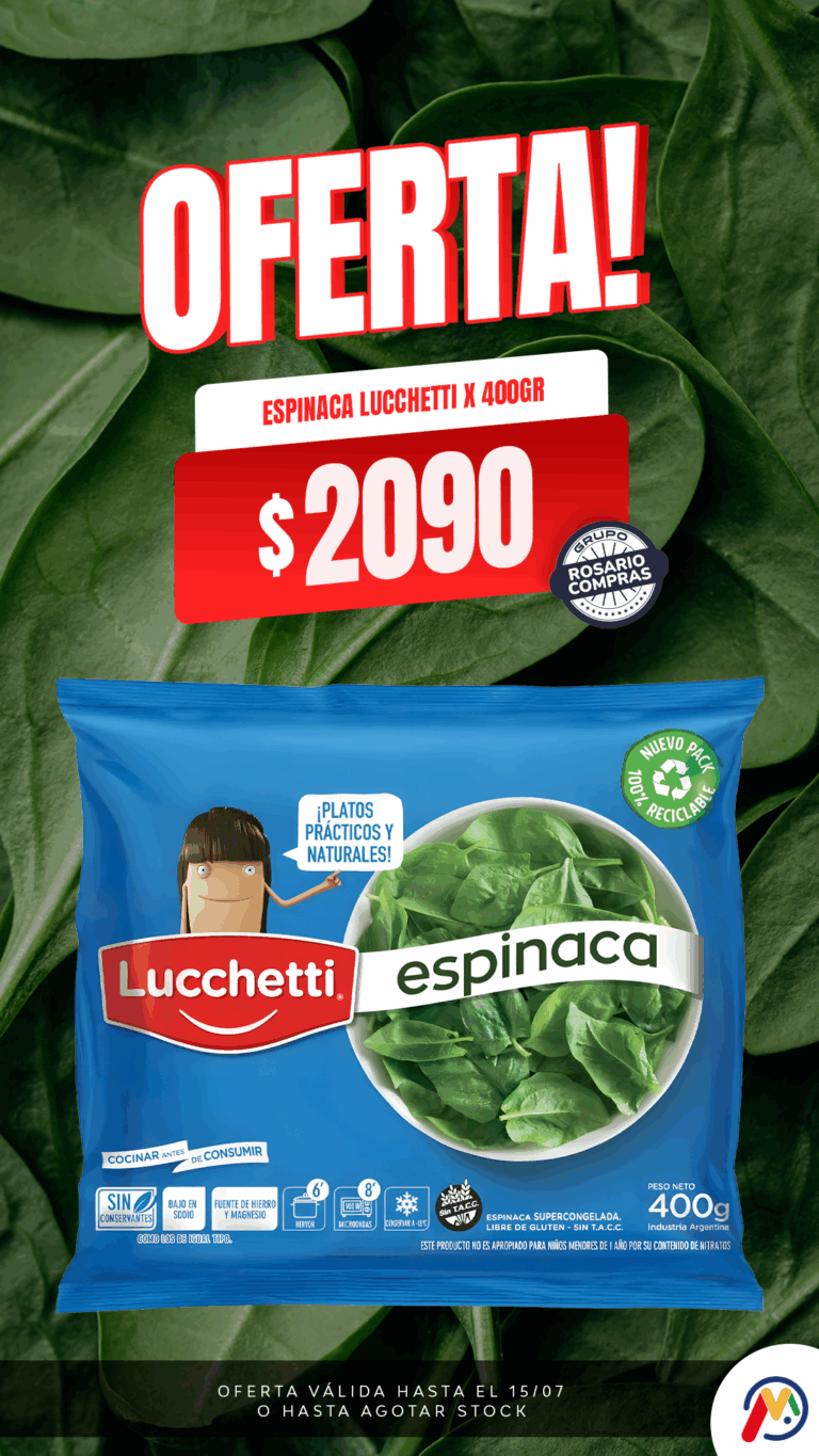 HISTORIA-MERCADIA-ROSARIO COMPRAS-ESPINACA