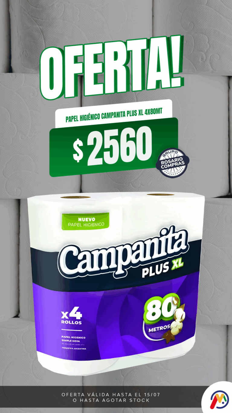 HISTORIA-MERCADIA-ROSARIO COMPRAS-PAPEL DE BAÑO