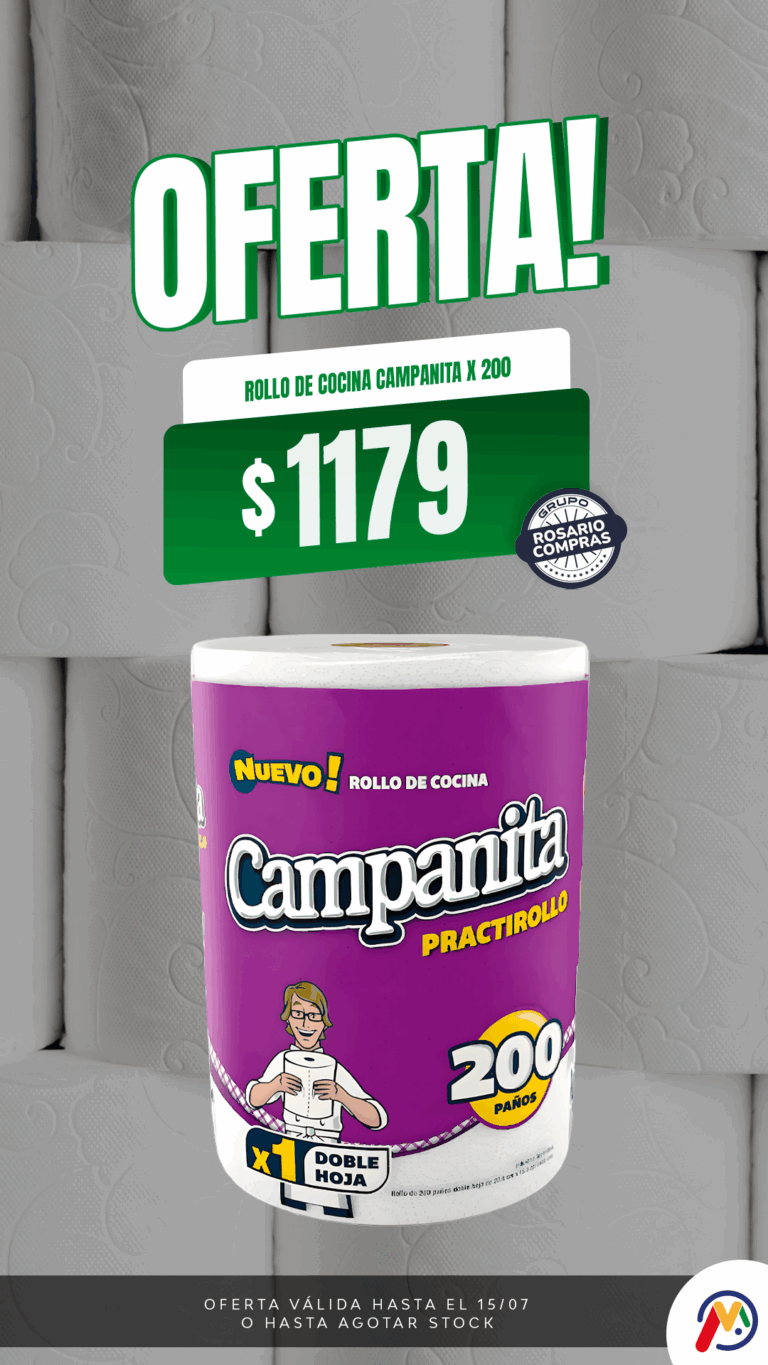 HISTORIA-MERCADIA-ROSARIO COMPRAS-PAPEL DE COCINA